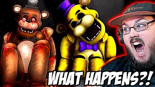 What Happens When You're CAUGHT in Five Nights at Freddy's?! #FNAF REACTION!!!