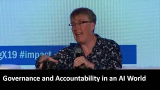 Governance and Accountability in an AI World | CogX 2019