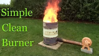 Simple Burning Barrel .. Burns Waste Oil too.