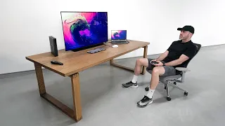 New 48-inch Massive OLED Desk Setup