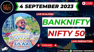 Live Analysis Banknifty & Nifty || 4 SEPT || OPTION TRADING | STOCKS Prediction and Analysis