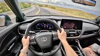 2024 Toyota Grand Highlander (Hybrid MAX Platinum AWD) - POV First Driving Impressions