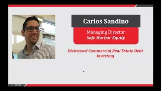 Distressed Commercial Real Estate Debt Investing