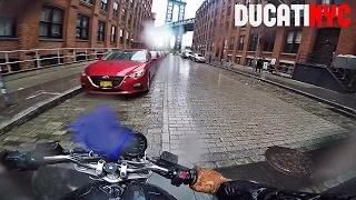 Why DUCATI? NEXT bike? RAIN ride in New York City - v295