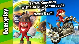 Sonic Dash - Series Knuckles with Hat and Motorcycle