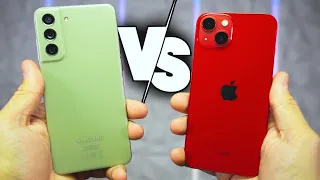 Galaxy S21 FE vs iPhone 13. Apple vs Samsung ¿Merece la pena?