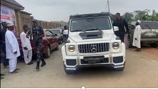 ACTRESS, LIZZY ANJORIN AND HUSBAND ARRIVE IDENA,REMO,IJEBU, FOR THEIR CHIEFTAINCY TITLE INSTALLATION