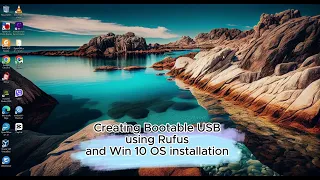 Windows 10 installation with Rufus as bootable drive
