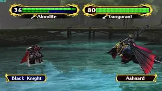 Path of Radiance Black Knight vs Ashnard