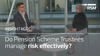 Do pension scheme trustees manage risk effectively?