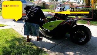 I HAD TO GET PROFESSIONAL HELP !! HAD TO DO IT TO OUR 2021 POLARIS SLINGSHOT LIMITED EDITION R