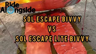 REVIEW: Comparison of SOL Escape Bivvy vs SOL Escape Lite Bivvy