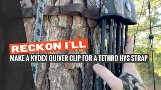 Reckon I'll: Make A Kydex Clip To Hold A Quiver In A Stand or Tree Saddle