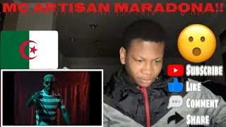 Algerian Rap Reaction Mc Artisan - Maradona (Prod. By ILYAH) AMERICAN REACTION