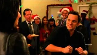 New Girl Lap Dance from S02E11 Santa