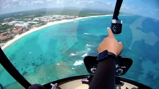 Helicopter ride over the Bavaro Coastline Punta Cana