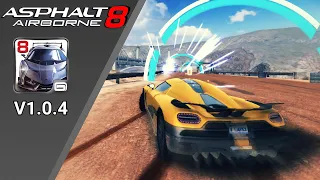 Asphalt 8 V1.0.4 (Money Multiplication+Max GFX+No Update Message)