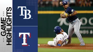 Rays vs. Rangers Game Highlights (7/17/23) | MLB Highlights