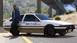 Initial D 1st stage opening in GTA 5.