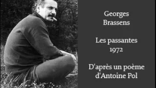 Brassens - Les passantes (avec paroles)