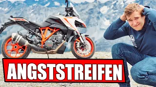 MOTORRAD ANGSTSTREIFEN LEBENSGEFÄHRLICH!