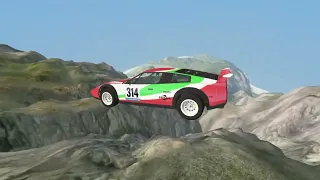 High Mountain Jump VS Cars