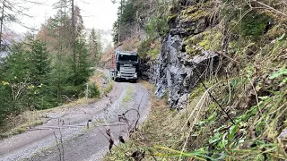 Holztransport LKW Volvo