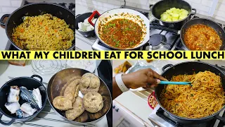 What My Nigerian Children Eat for School Lunch Pt 2 | 5 Easy Meal Options