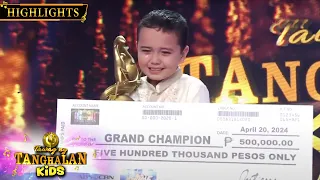 Kim Hewitt wins TNT Kids season 2 Grand Champion | Tawag Ng Tanghalan Kids