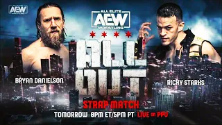 Bryan Danielson vs Ricky Starks (AEW All Out ¨ No Disqualification Strap¨ 2023) Highlights