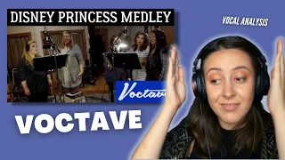 Vocal Coach Reacts to VOCTAVE Disney Princess Medley | Jennifer Glatzhofer