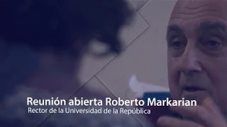 Reunión abierta con el Rector