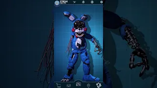 Withered Toy Bonnie FNaF Workshop Animation