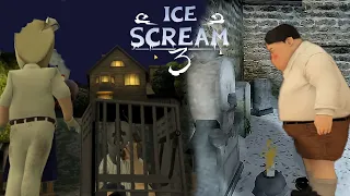 NUEVO FINAL MALVADO: ROD RECIBE UNA NOTICIA IMPORTANTE Y ATRAPAN A MIKE - Ice Scream 3 (Horror Game)