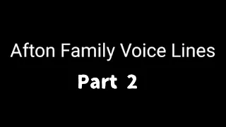 Afton Family Voice Lines||Part 2: Animatronics //Gacha Club Best Thumbnail