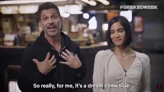 ZACK SNYDER and SOFIA BOUTELLA have a message to all #RebelMoon fans from Netflix's #GeekedWeek
