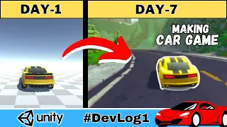 Building a Car Game in 3D || Game Development Hindi #unity #devlog