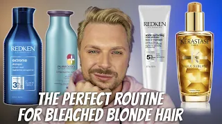 HOW TO LOOK AFTER BLEACHED DAMAGED HAIR | What Products To Use On Bleached Hair | Get Shine On Hair