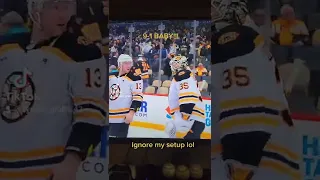 Boston Bruins fan reacts to the OT win against Pittsburgh Penguins!