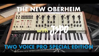 Oberheim Two Voice Pro Special Edition unboxing and exploration with Julian "J3PO" Pollack