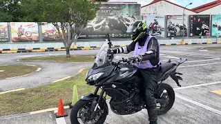 20230623 afternoon MotoGymkhana at 2w ‘S’ and crank course in HSDC instructor view.