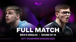 FULL MATCH | Alexis LEBRUN vs Truls MOREGARD | MS R16 | #WTTXinxiang 2023