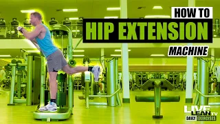 How To Do A STANDING SINGLE LEG ROTARY HIP EXTENSION MACHINE (Matrix) | Exercise Demonstration Video