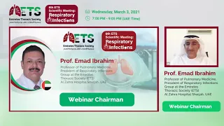 Emirates Thoracic Society (ETS) Scientific Meeting: Respiratory Infections Webinar