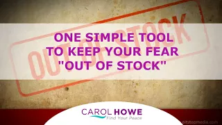 Podcast 8 - One Simple Tool To Keep Your Fear "Out Of Stock"