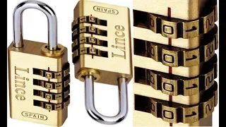 How to crack a combination lock that does not have false gates easily