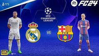 FC 24 - Real Madrid Vs Barcelona - Ft. Mbappe - Champions League Final 2024/25 | PS5™ [4K60]