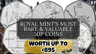 Royal Mint’s Most Rare & Valuable 50p Coins | Top 5 50P in UK – Worth up to £895