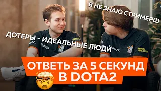 ОТВЕТЬ ЗА 5 СЕКУНД | VP Dota 2