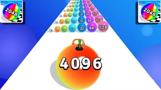 ⏺ BallRun2048 | Satisfying Mobile Games 999 Tiktok Gameplay Walkthrough MAX LEVELS 41TUXNOK 1